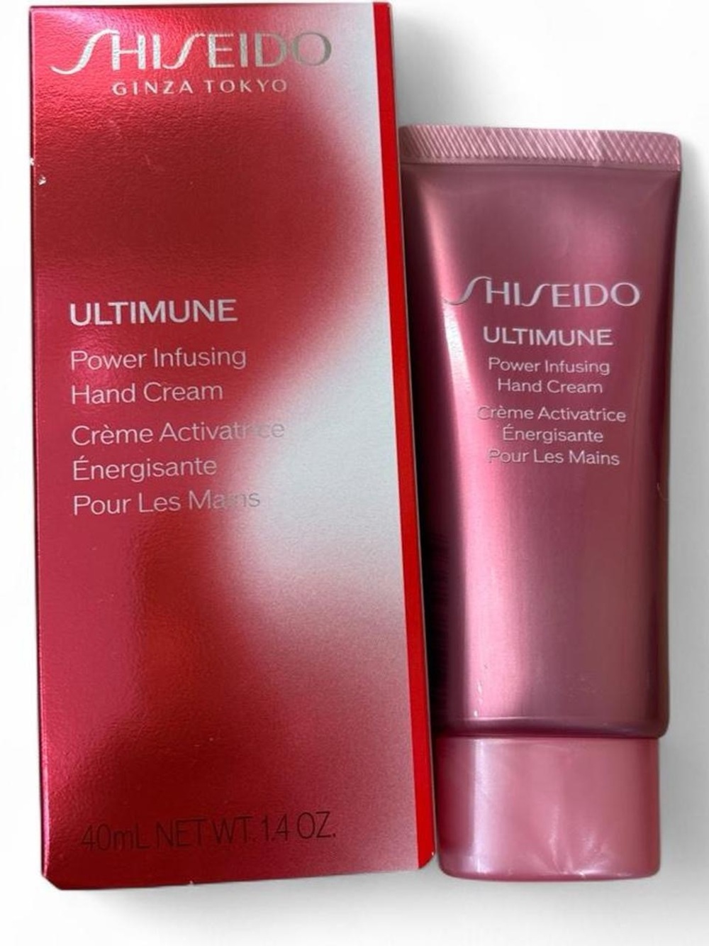 Shiseido Ultimune Hand Cream - Metallic Rose Pink